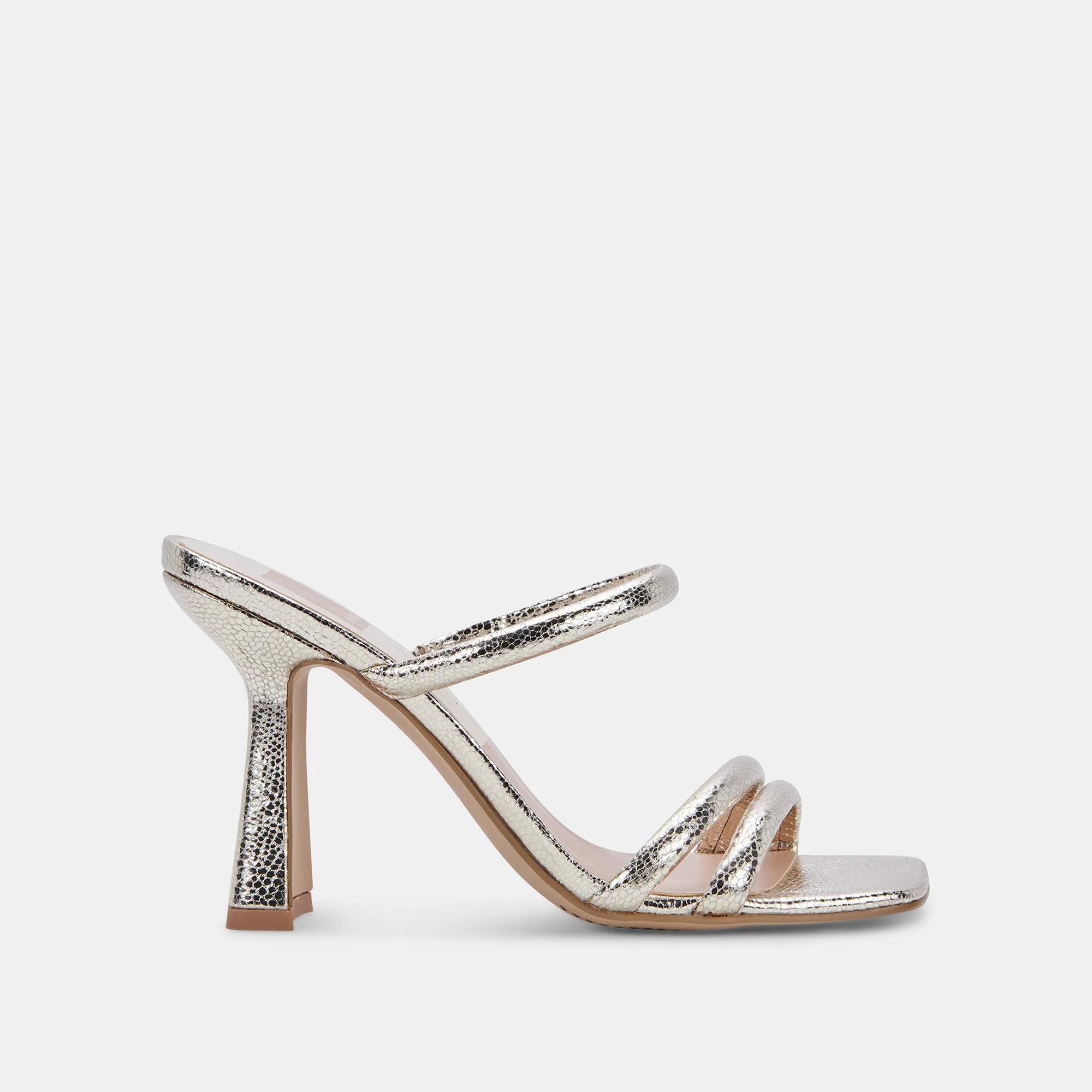 FORT HEELS LIGHT GOLD CRACKLED STELLA