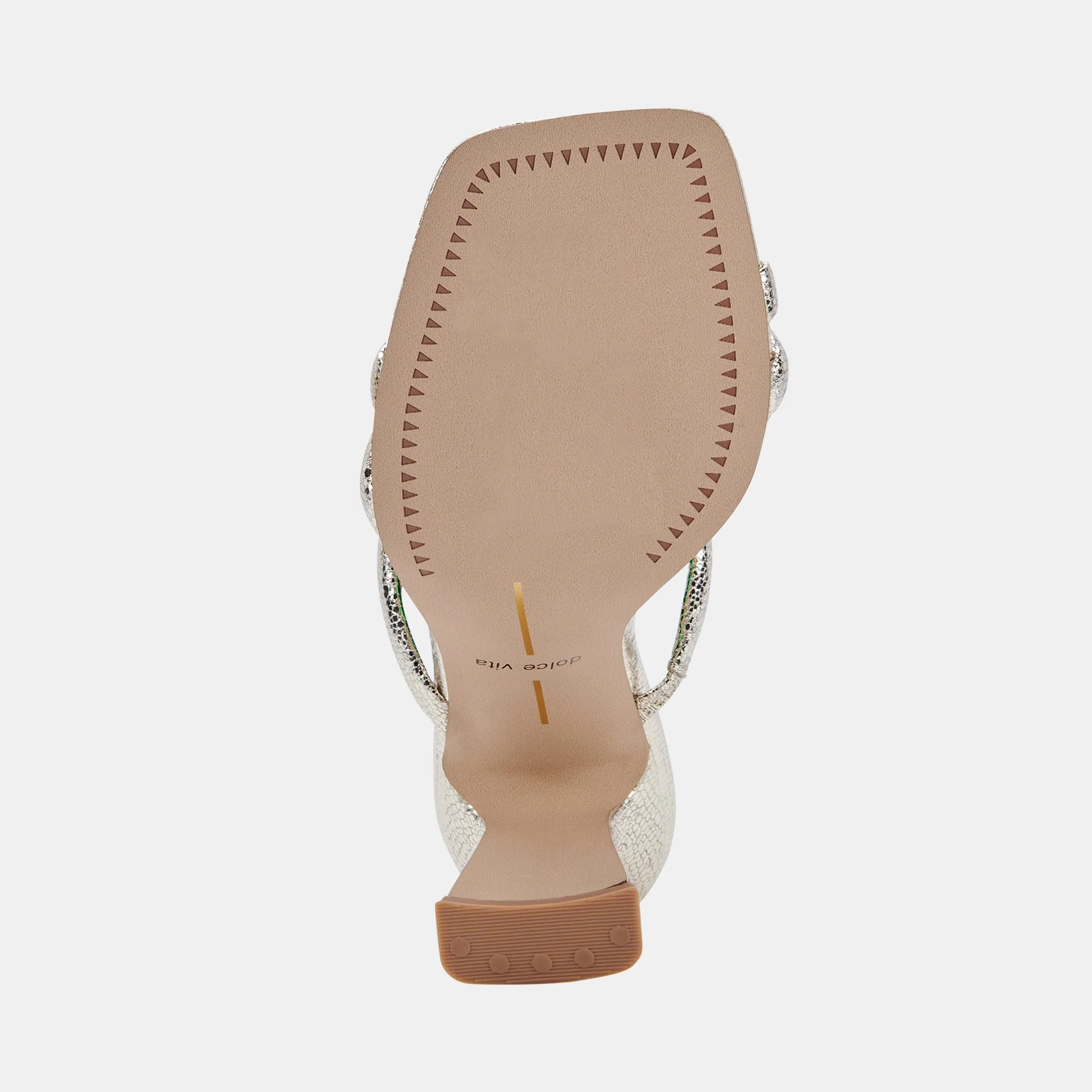 FORT HEELS LIGHT GOLD CRACKLED STELLA