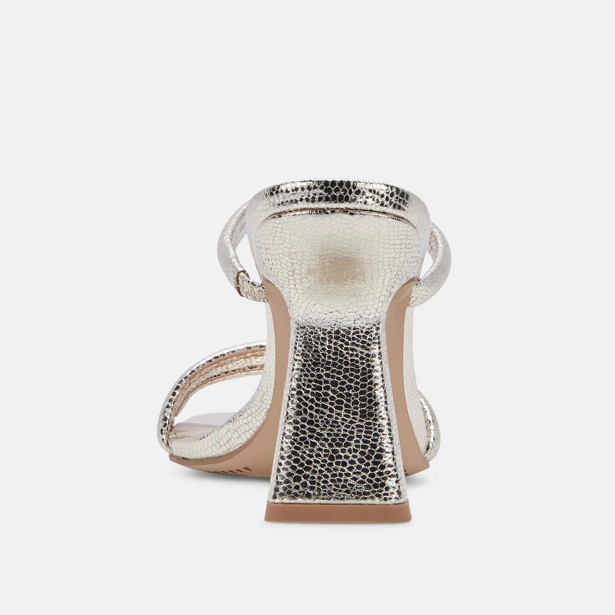 FORT HEELS LIGHT GOLD CRACKLED STELLA