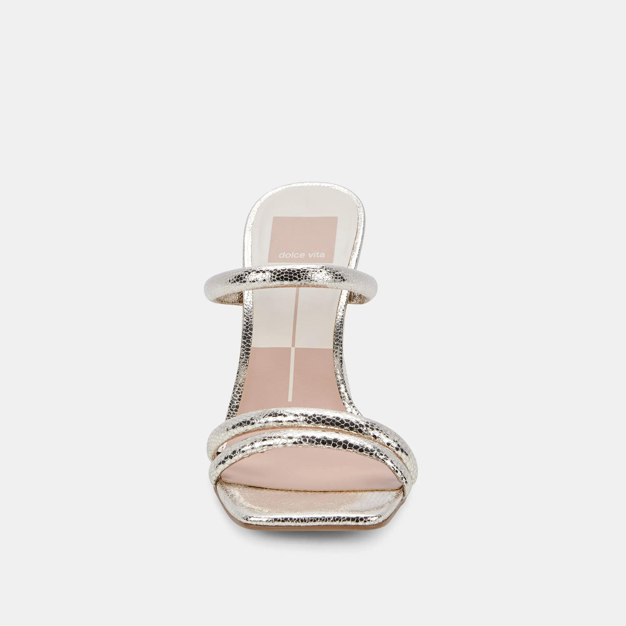 FORT HEELS LIGHT GOLD CRACKLED STELLA