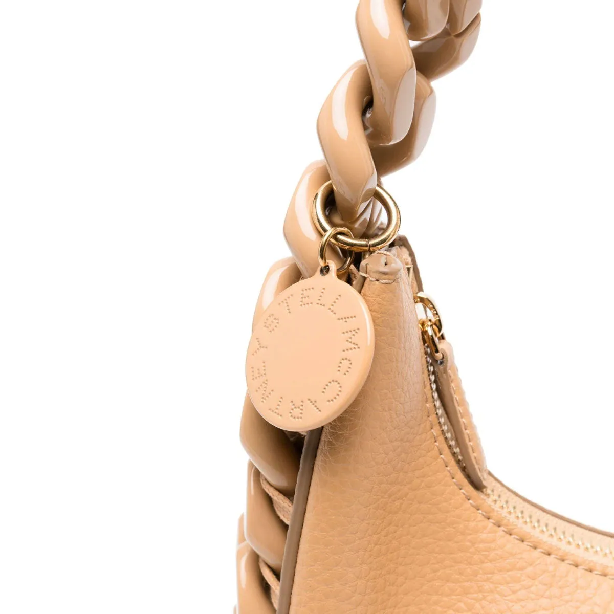 Frayme Shoulder C/B Grainy Tonal, Camel Bags_Stella Mccartney_Bags