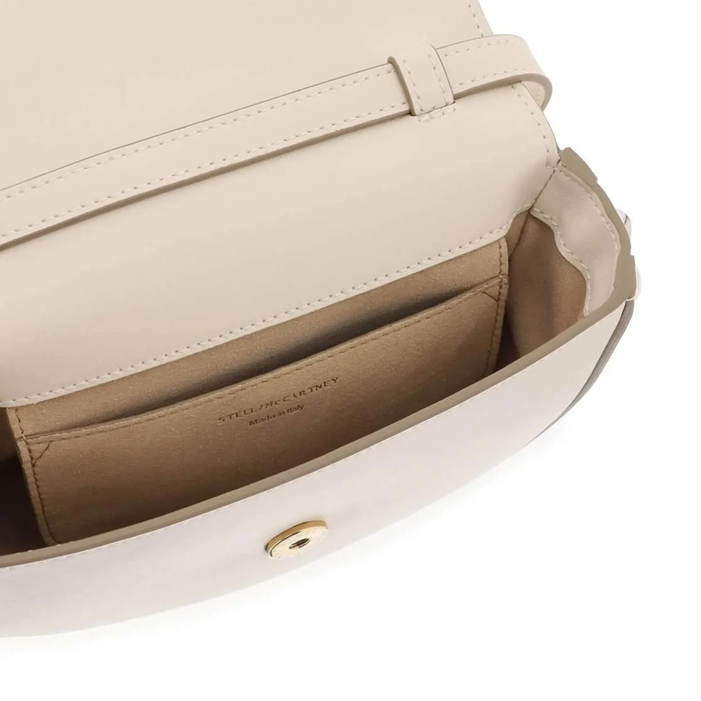 Frayme Small Flap Bag Alter Mat, White Bags_Stella Mccartney_Bags