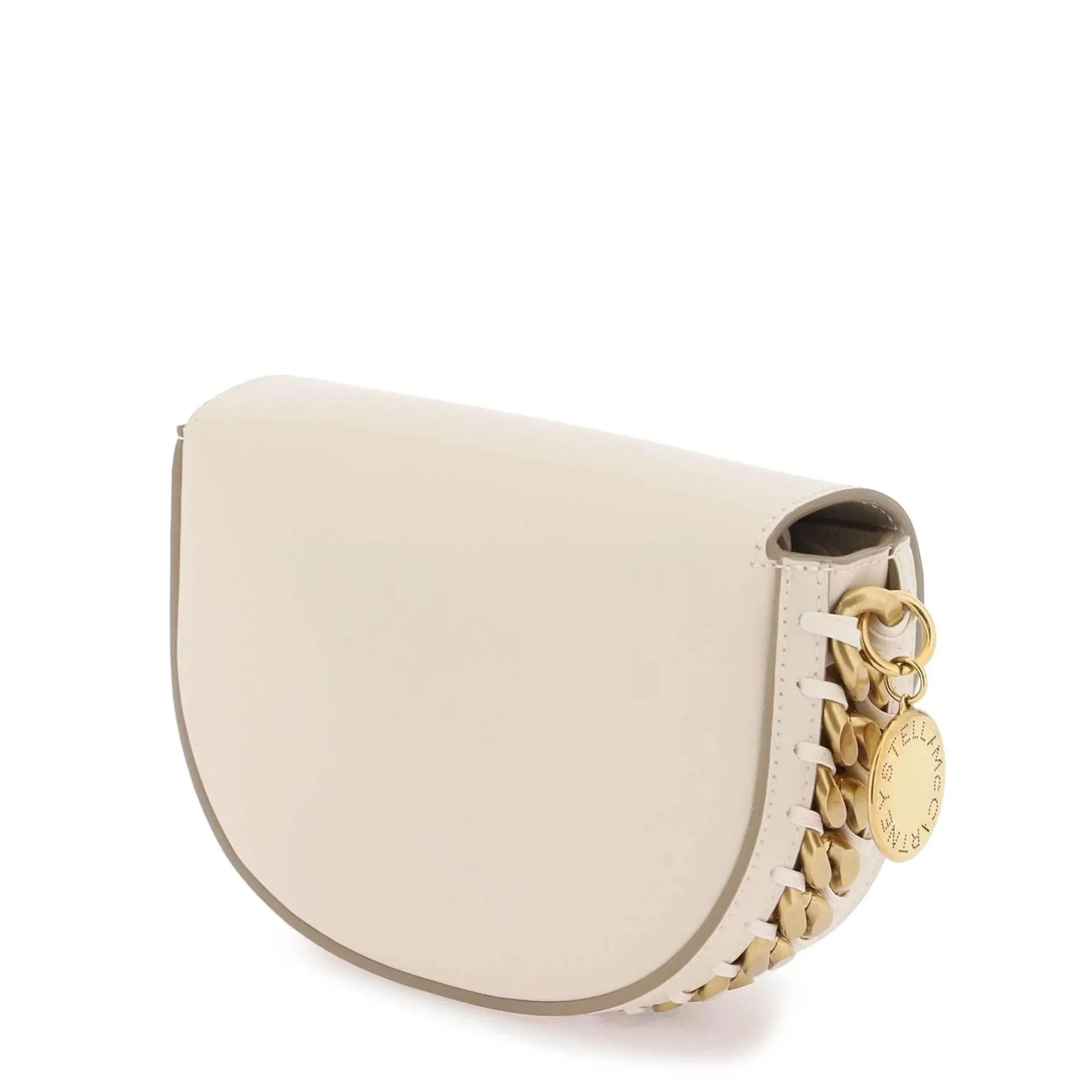 Frayme Small Flap Bag Alter Mat, White Bags_Stella Mccartney_Bags
