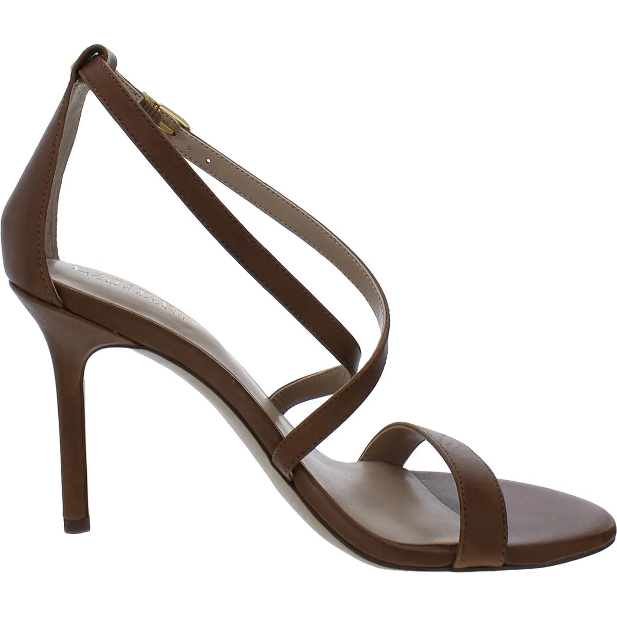Gabriele Womens Leather Criss-Cross Pumps