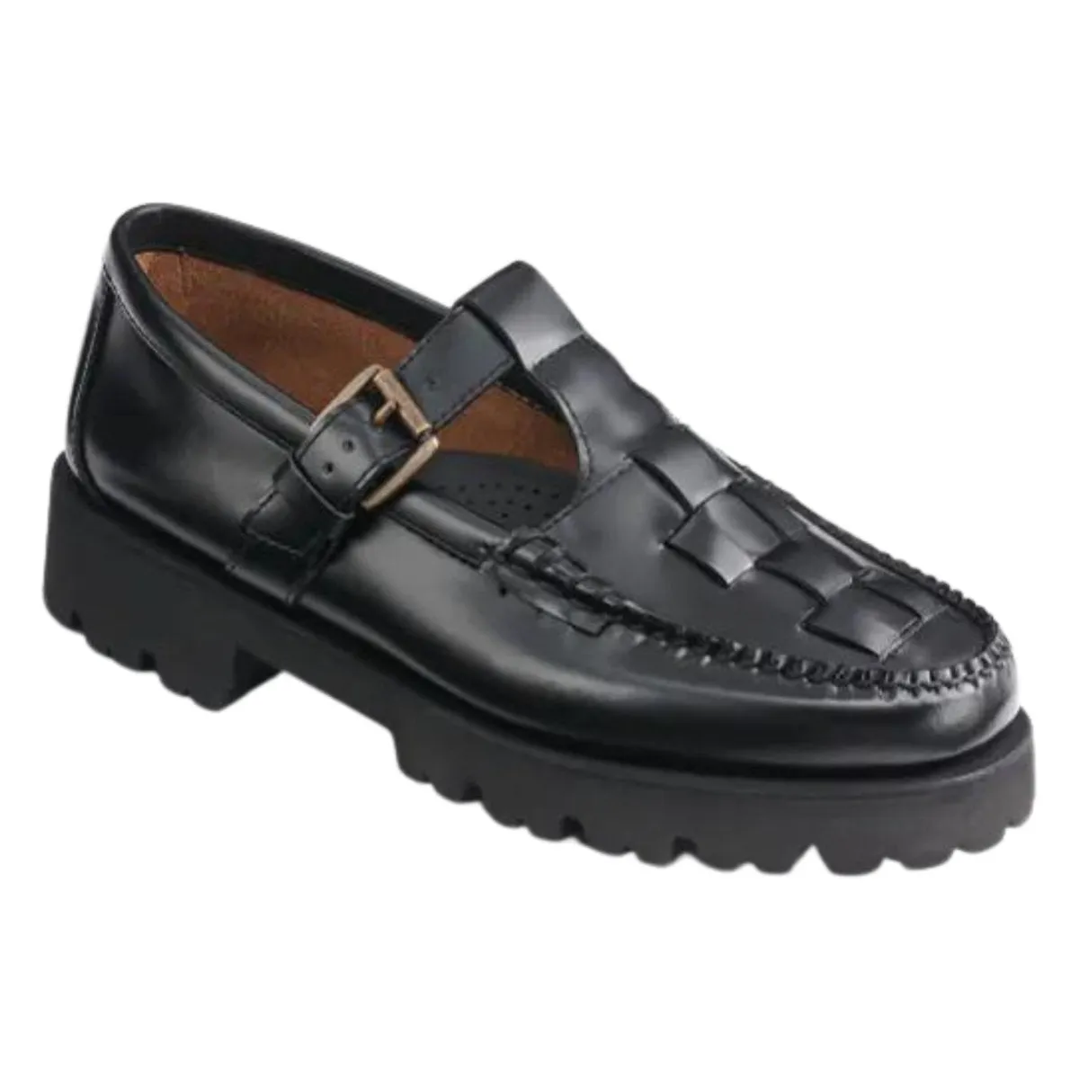 G.H. Bass Women's Fisherman Mary Jane Black