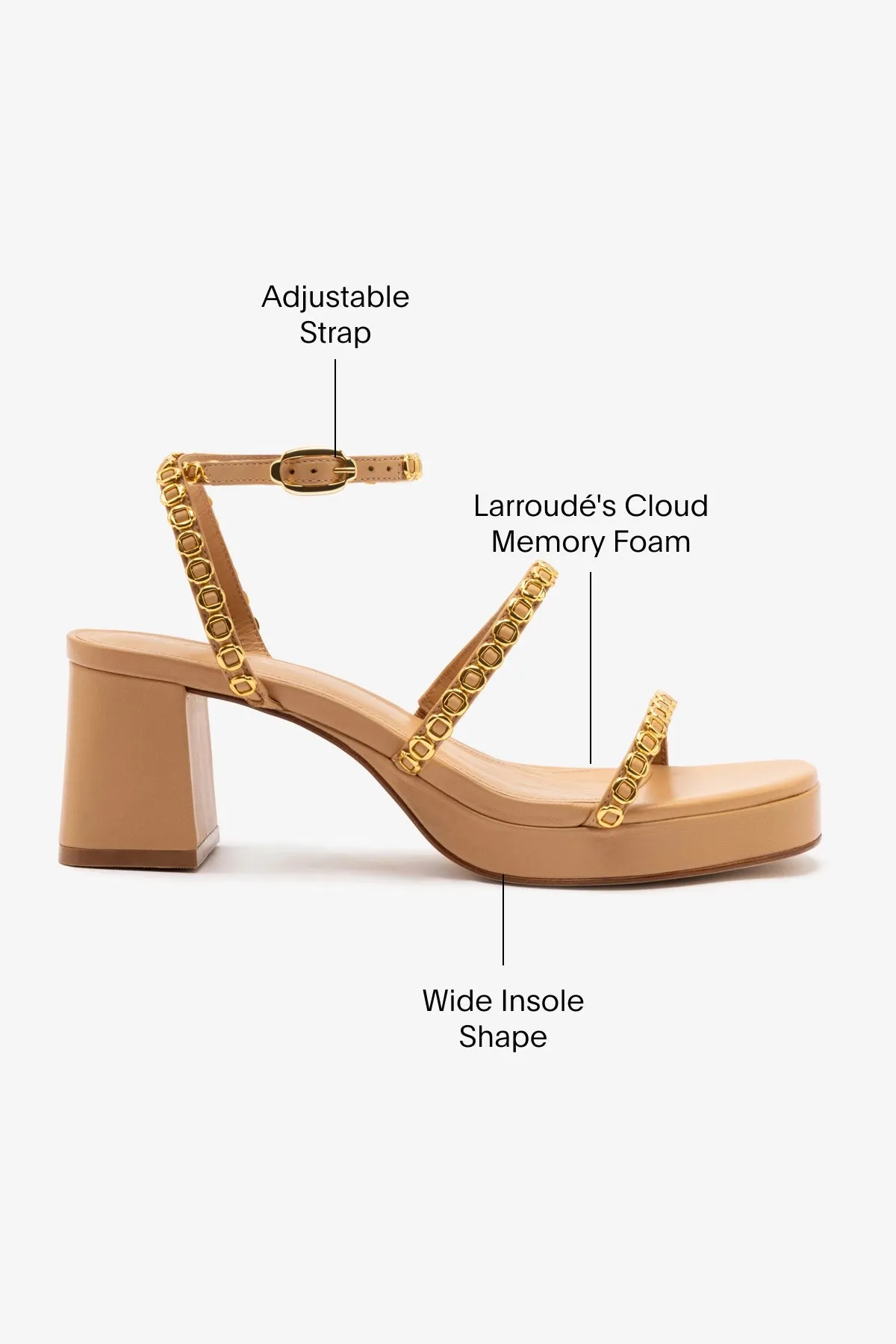 Gio Milanina Sandal In Tan Leather