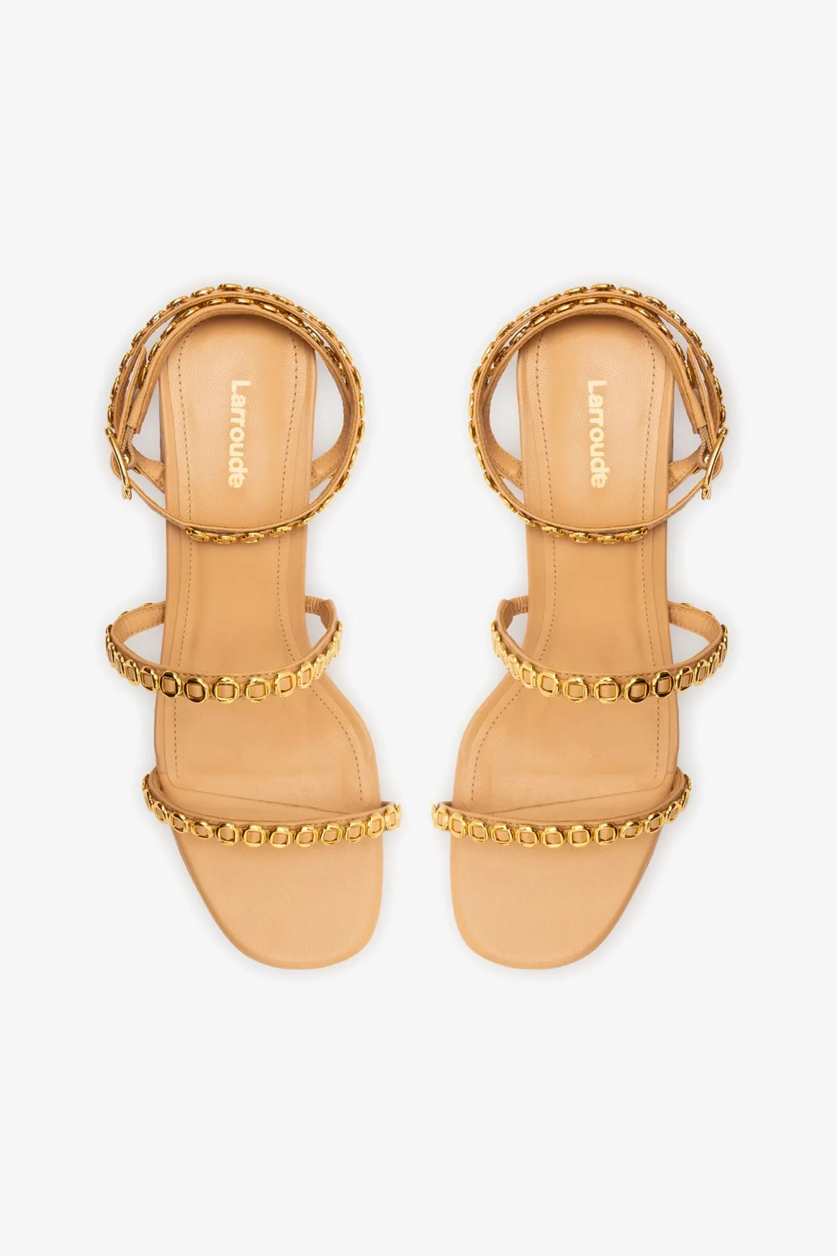 Gio Milanina Sandal In Tan Leather