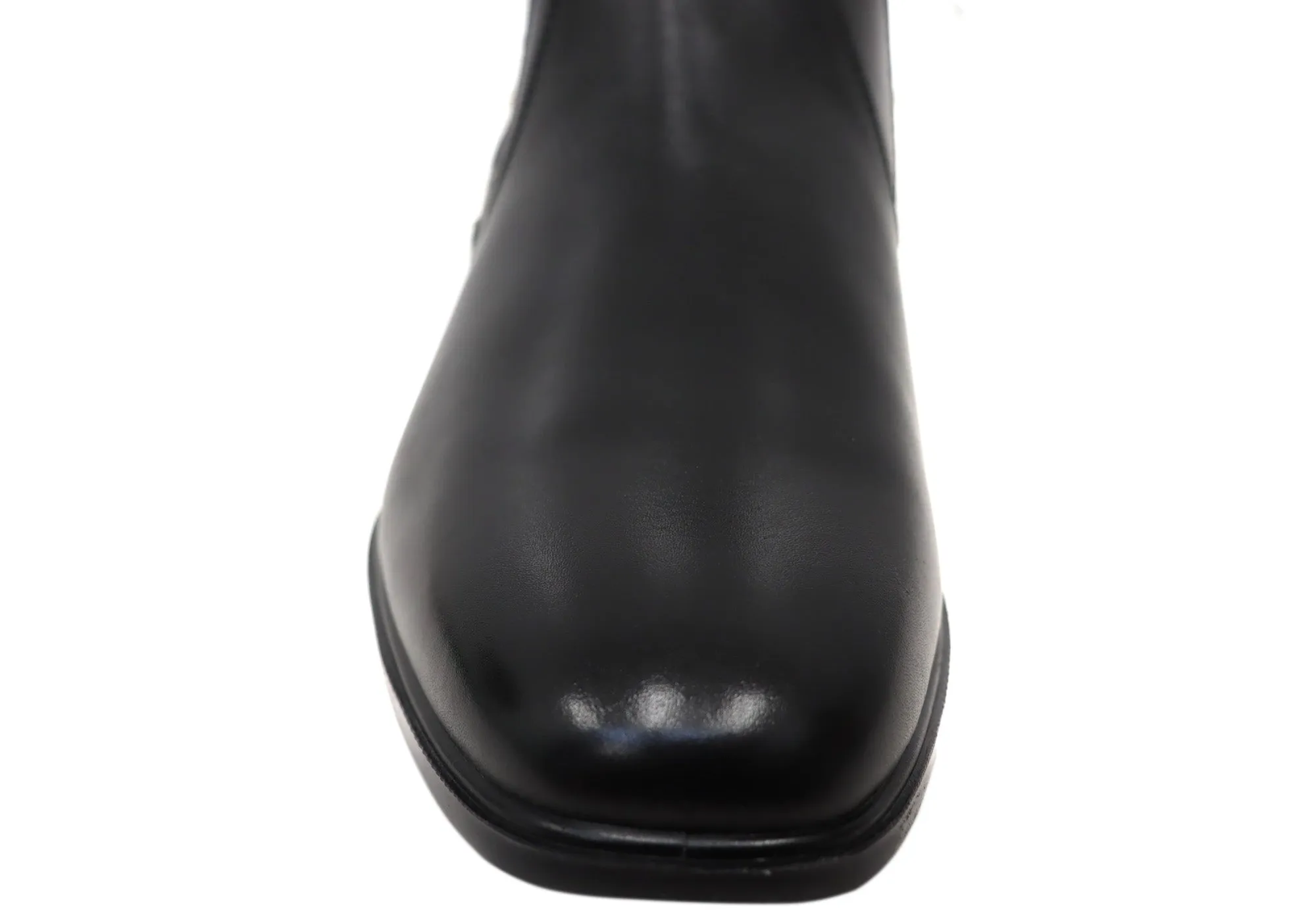 Hush Puppies Eastwood Mens Comfortable Extra Wide Width Leather Boots Hush Puppies Shoes