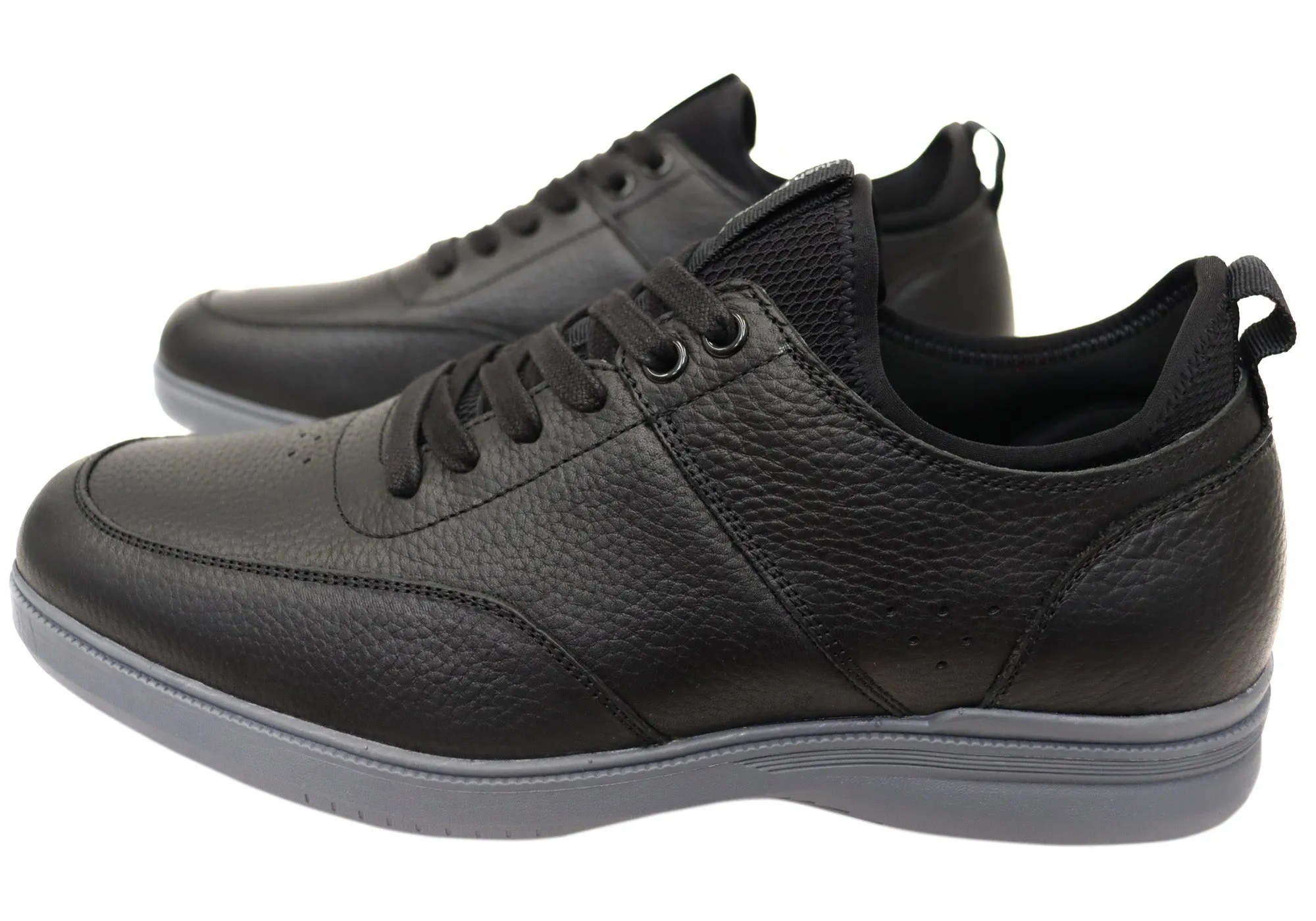 Hush Puppies Lotad Mens Extra Wide Width Leather Comfortable Shoes Hush Puppies Shoes