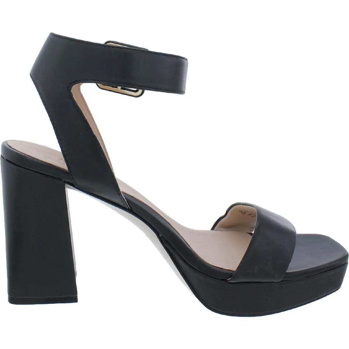 Jaselle Womens Leather Ankle Strap Heels