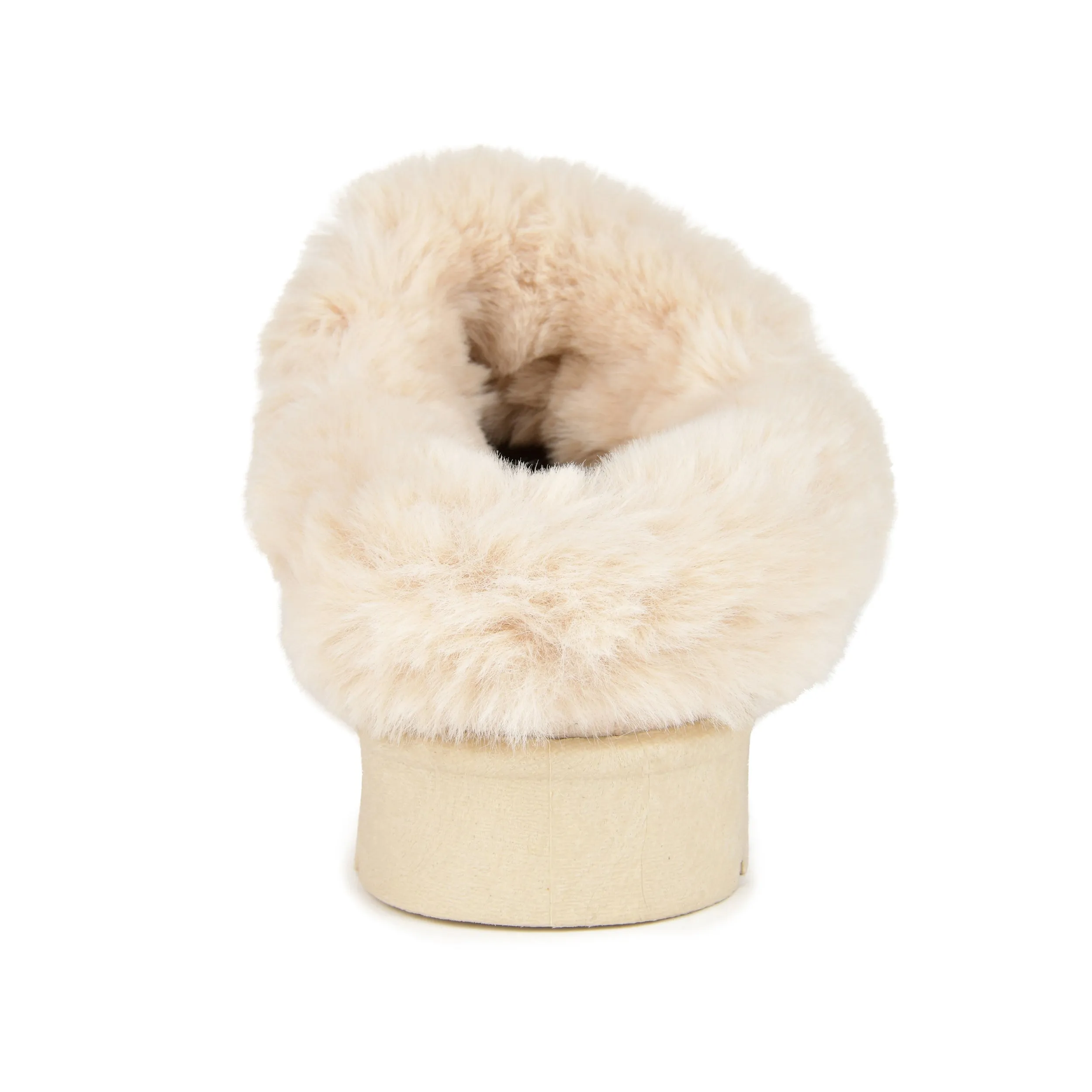 Journee Collection Women's Faux Fur Trim Whisp Slipper