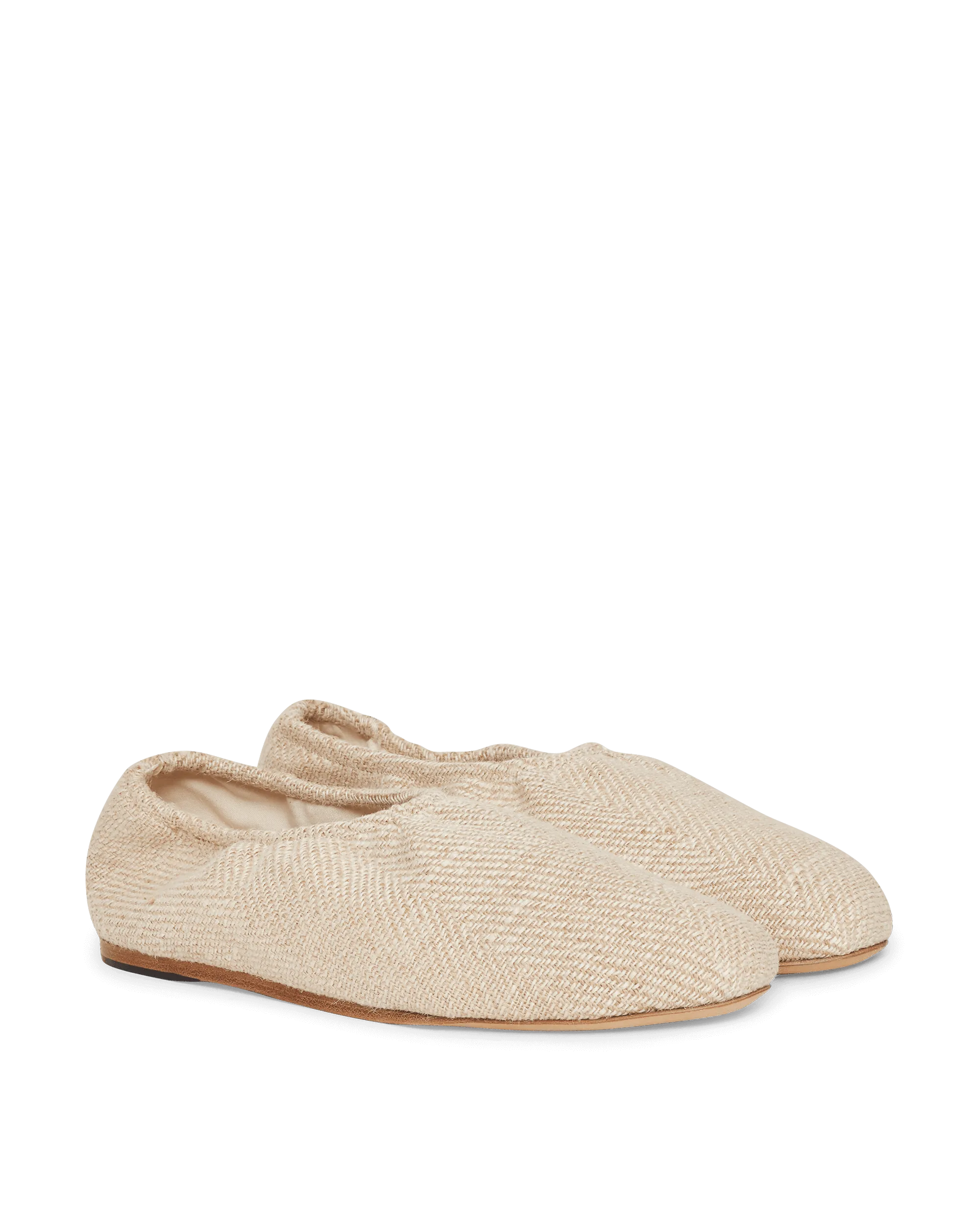 Jute Loafers Brown