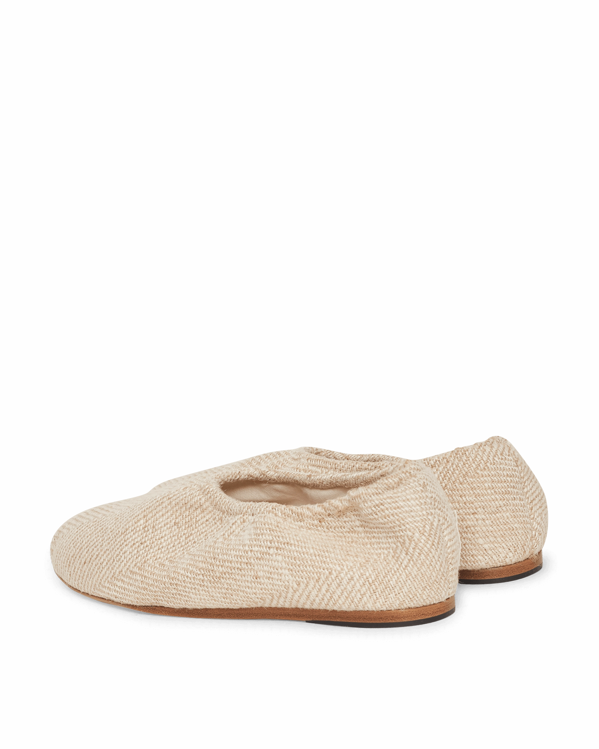 Jute Loafers Brown