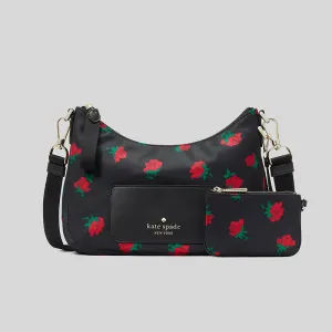 Kate Spade Bags Kate Spade Chelsea Rose Toss Printed Crossbody KE437