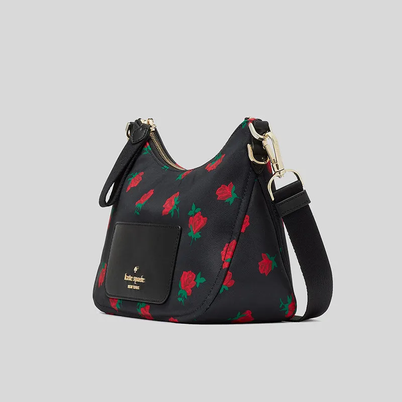 Kate Spade Bags Kate Spade Chelsea Rose Toss Printed Crossbody KE437