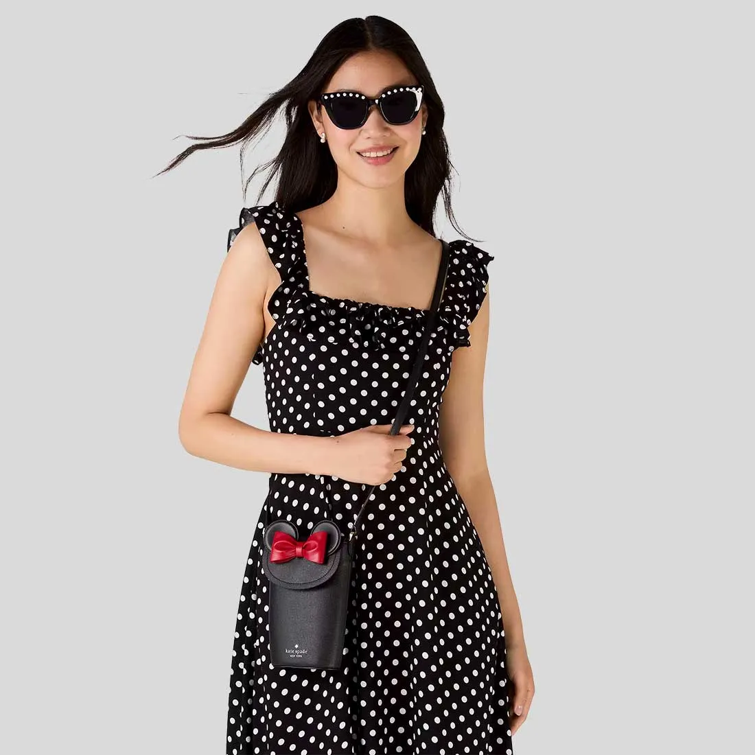 Kate Spade Bags KATE SPADE Disney X Kate Spade New York 3d North South Crossbody Black KG704