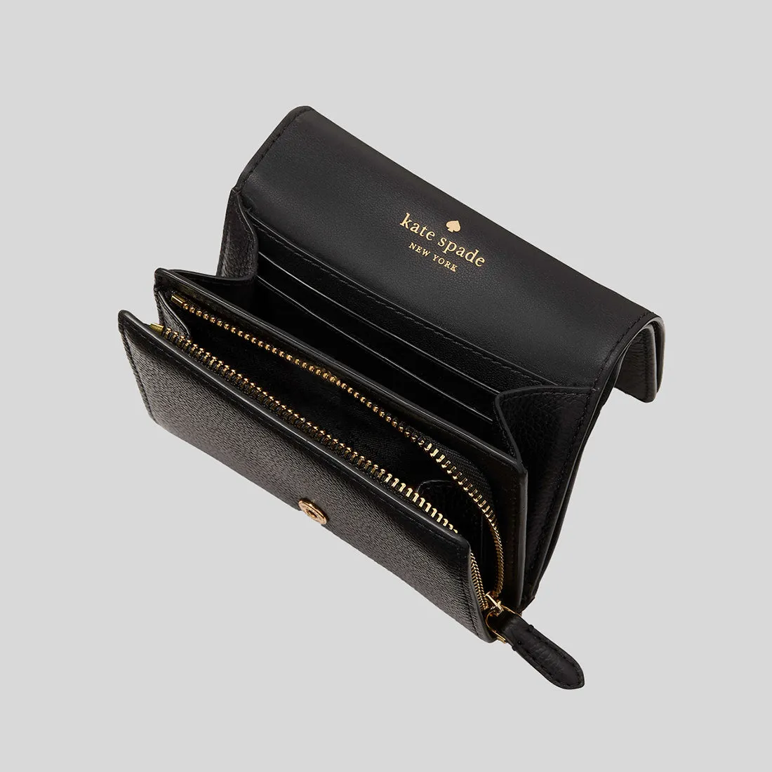 Kate Spade Bags KATE SPADE Kayla Small L-zip Wallet Black KK056