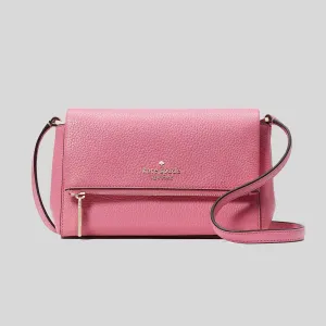 Kate Spade Bags KATE SPADE Leila Mini Zip Crossbody Blossom Pink KE487