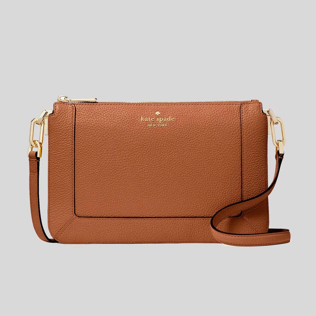 Kate Spade Bags KATE SPADE Lena Double Compartment Crossbody Bag Warm Gingerbread KH430