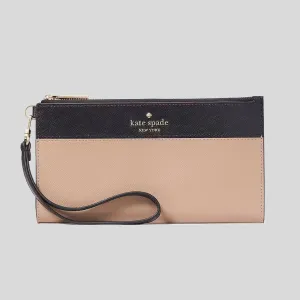 Kate Spade Bags KATE SPADE Madison Double Zip Wristlet Toasted Hazelnut Multi KC507