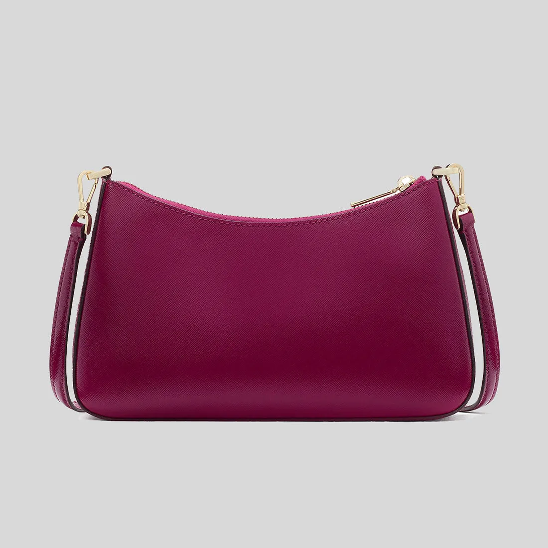 Kate Spade Bags KATE SPADE Madison Faux Pearl Medium Convertible Crossbody Bag Dark Raspberry KI932