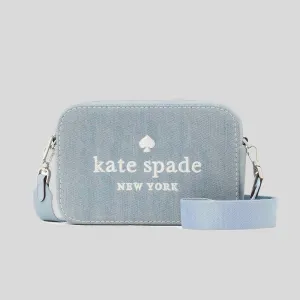Kate Spade Bags KATE SPADE Oh Snap Denim Camera Bag Blue Multi KK260