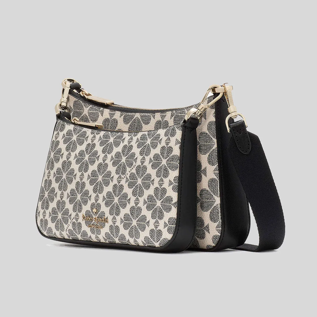 Kate Spade Bags KATE SPADE Signature Spade Flower Small Crossbody Black Multi KI372