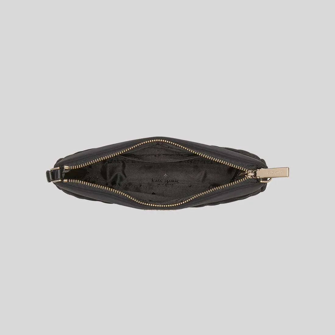 Kate Spade Bags KATE SPADE Spade Flower Quilted Fabric Convertible Wristlet Black KK255