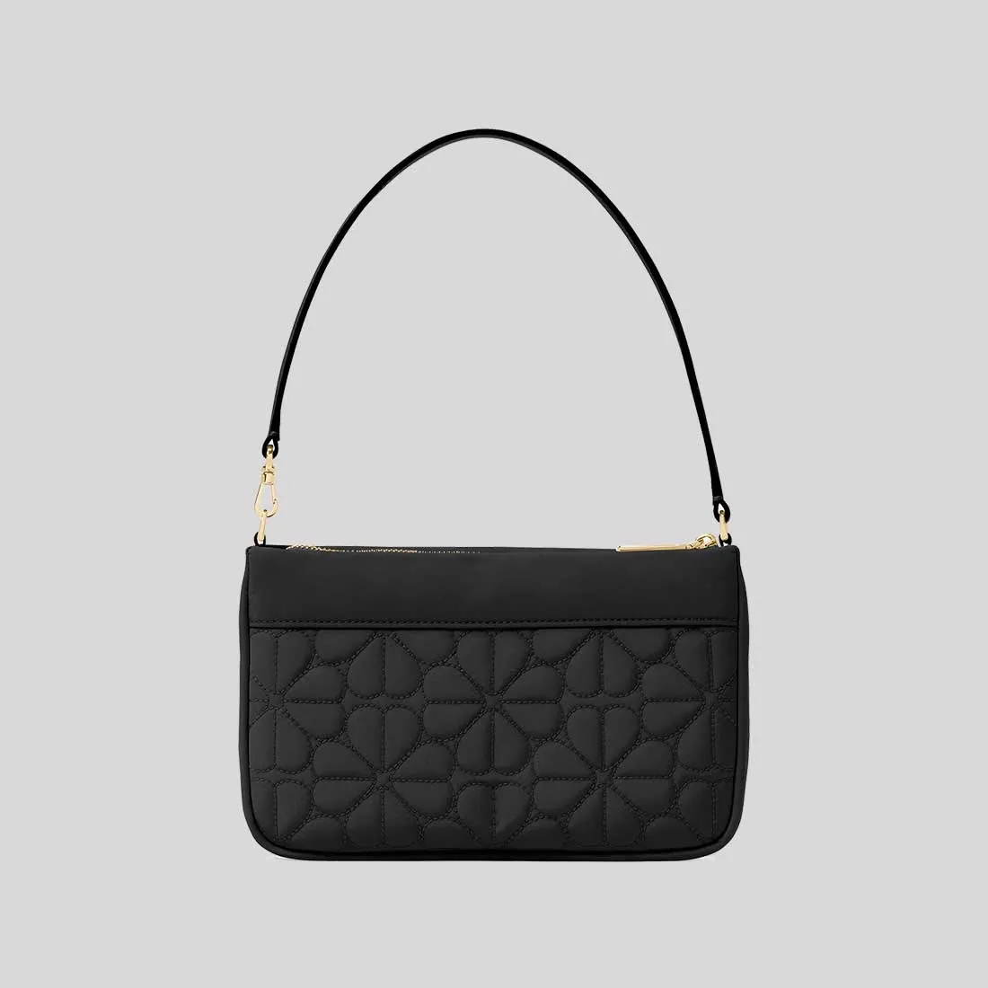 Kate Spade Bags KATE SPADE Spade Flower Quilted Fabric Convertible Wristlet Black KK255