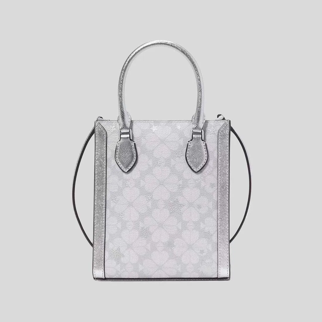 Kate Spade Bags KATE SPADE Spade Flower Star Toss Small Tote Platinum Grey Multi KJ957