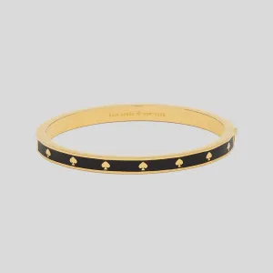 Kate Spade Bags KATE SPADE Spot The Spade Enamel Hinged Bangle Black KJ727