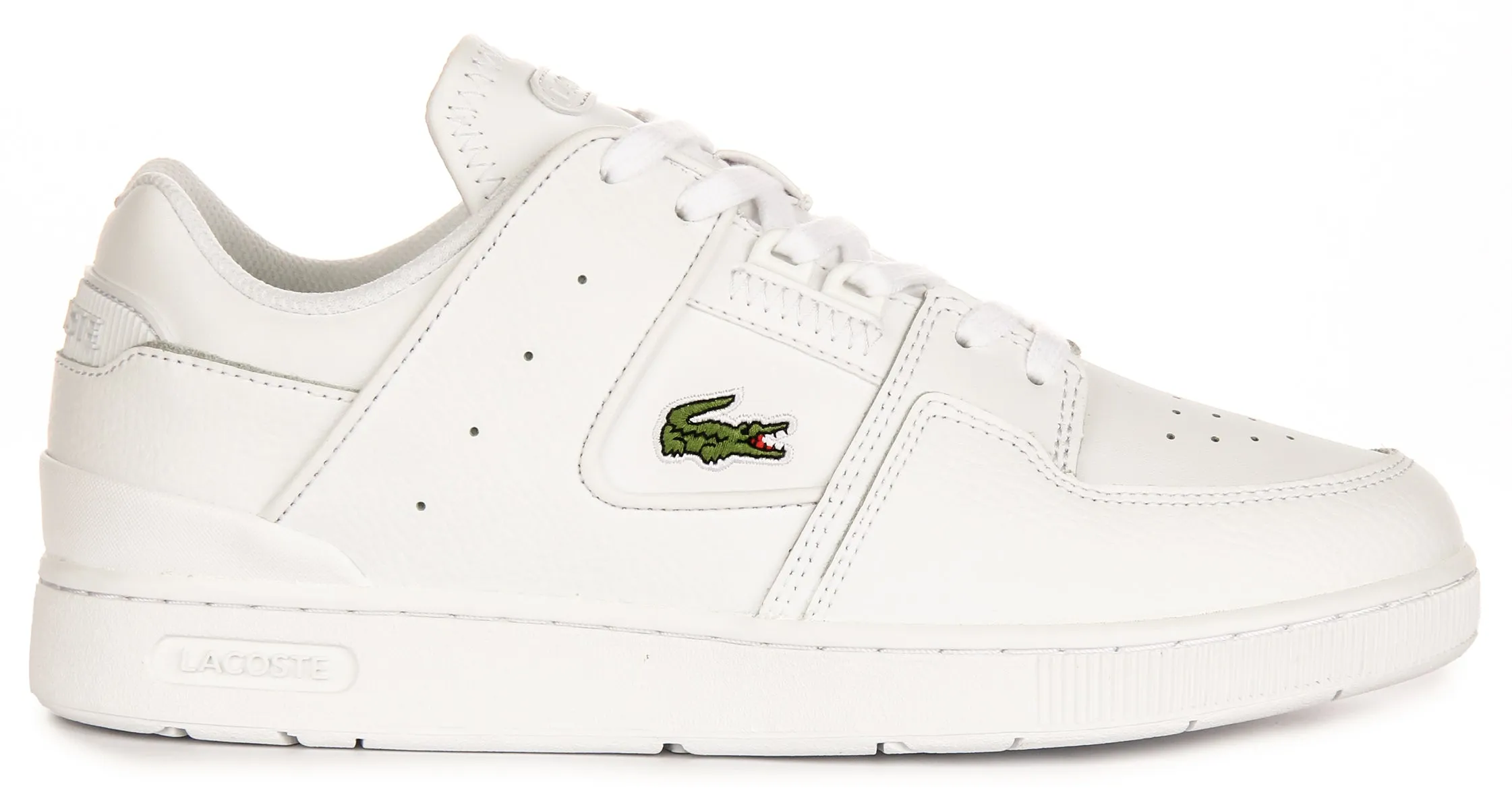 Lacoste Court Cage In White For Women Shoes Lacoste
