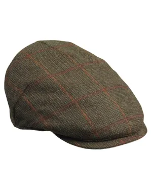 Laksen Hastings Tweed Drivers Flat Cap Laksen
