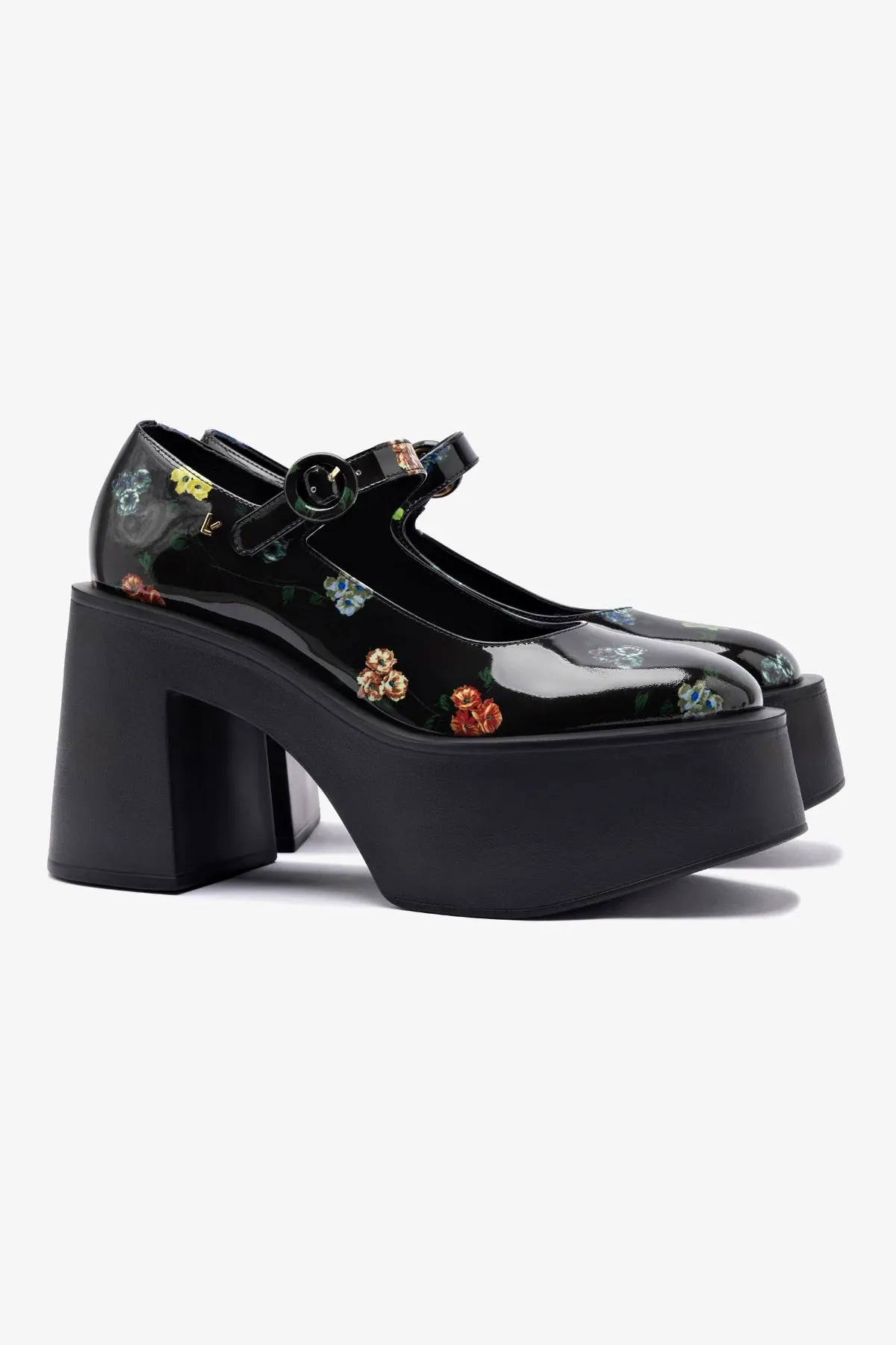Larroudé x Libertine Olivia Pump In Antique Primrose