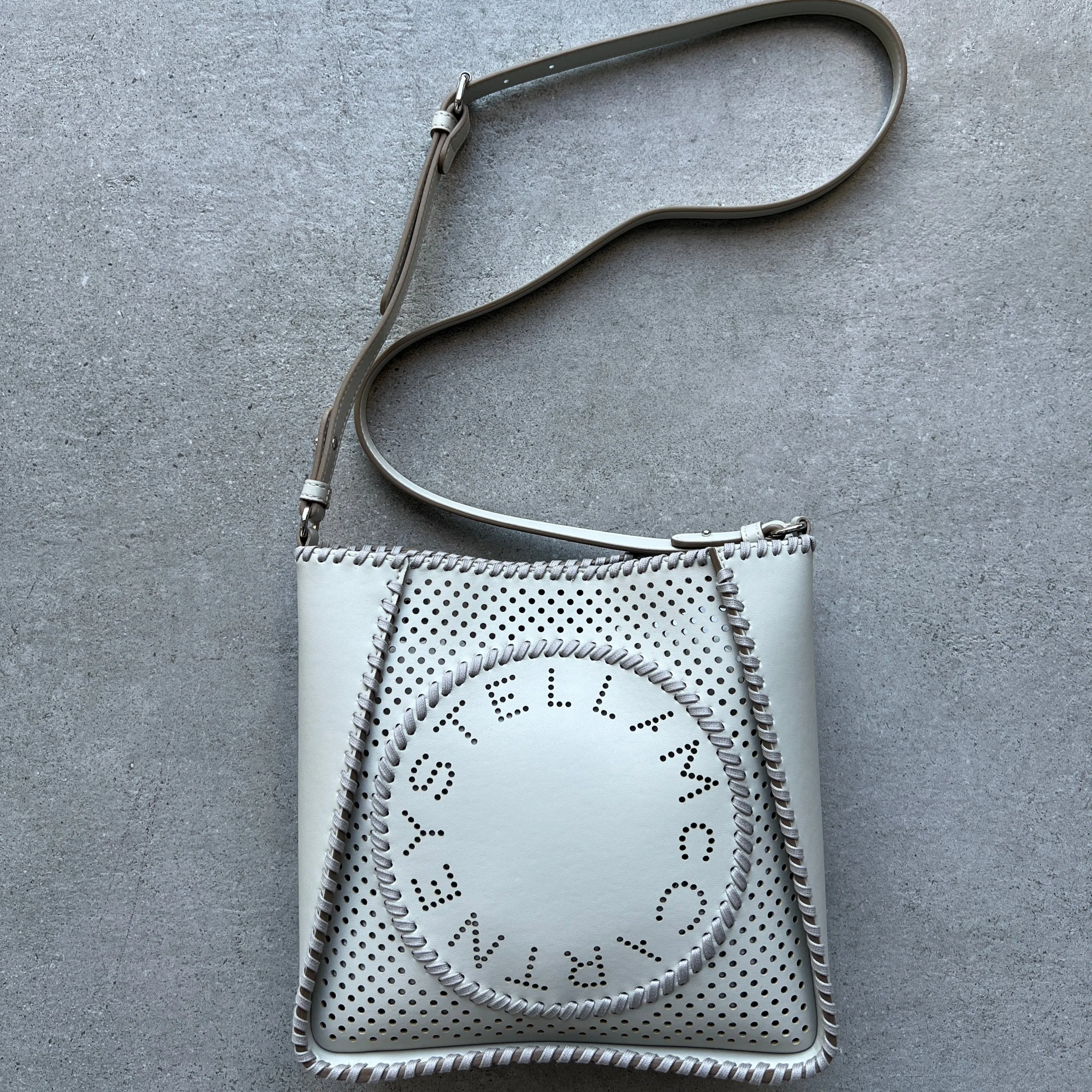 Logo Hobo Perforated, Clay Bags_Stella Mccartney_Bags