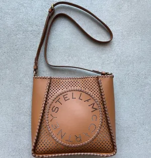 Logo Hobo Perforated, Cuoio Bags_Stella Mccartney_Bags