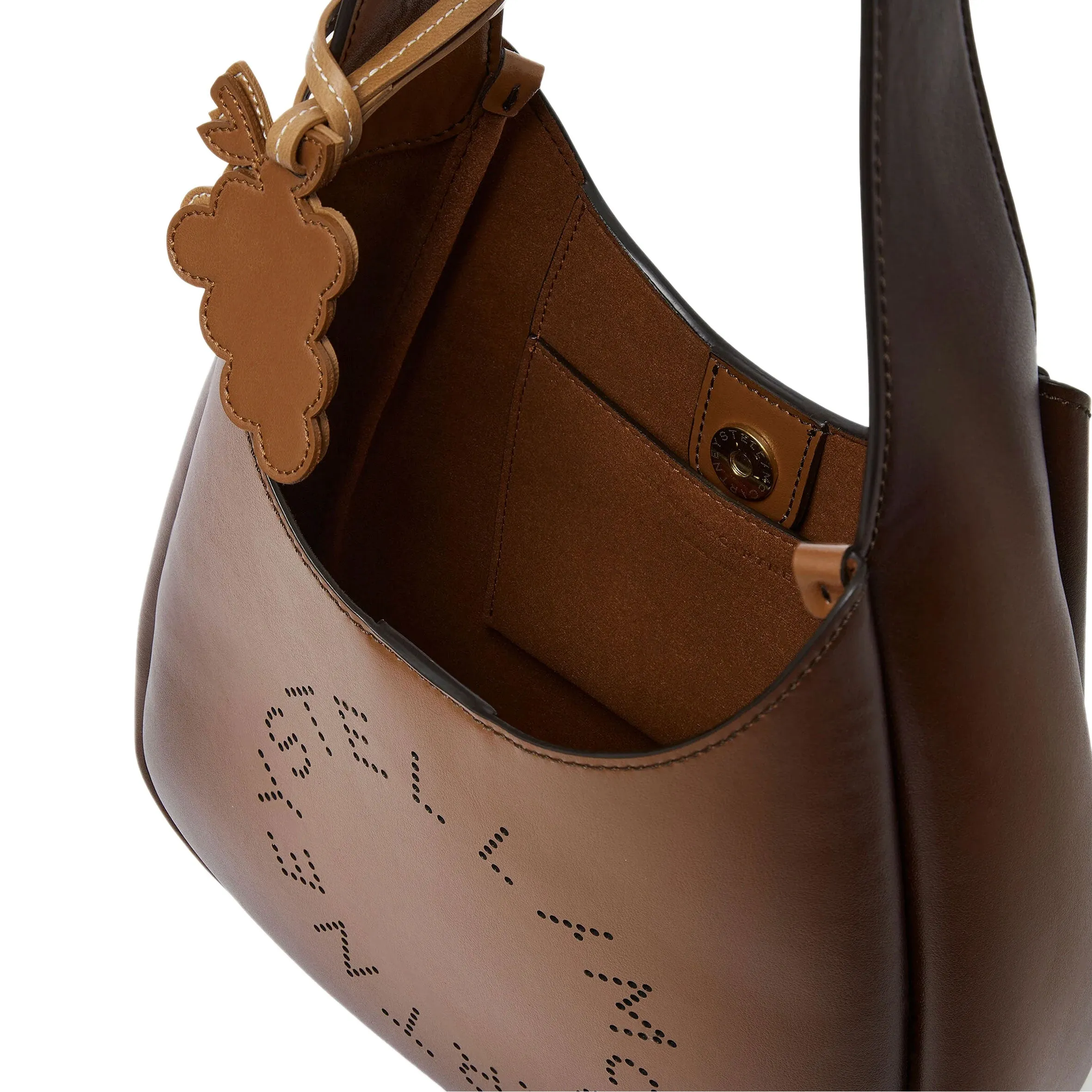Logo Hobo Small, Aged Brandy Bags_Stella Mccartney_Bags