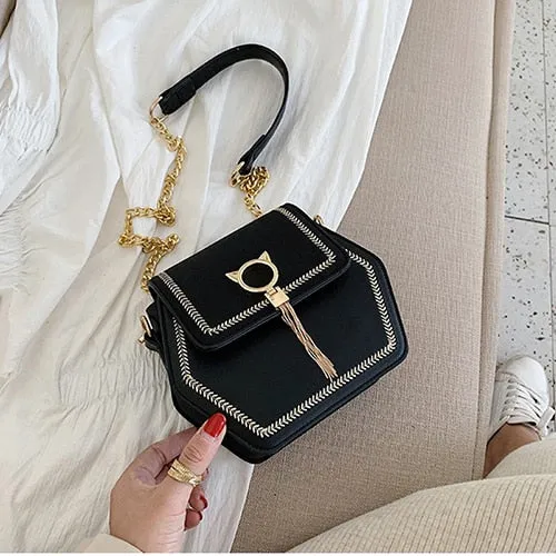 Longlight Woman Fashionable Shoulderbag Pu / Frosted Polyester Luxury Leather Brand Handbag Crossbody Bags For Women 2020 Fashion Nova Bags