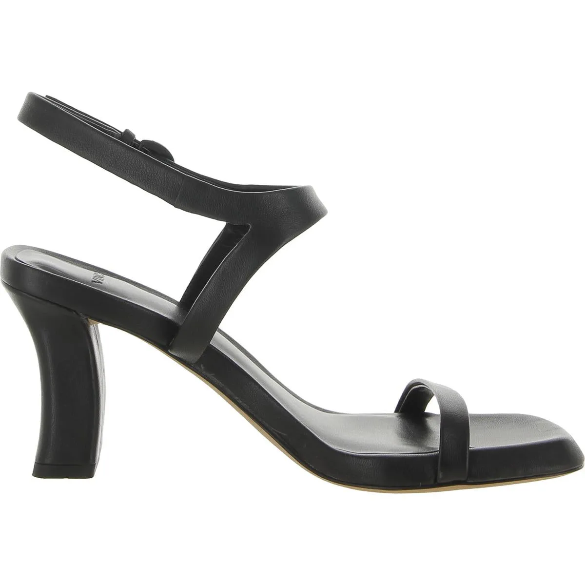 Luella Womens Leather Ankle Strap Heels