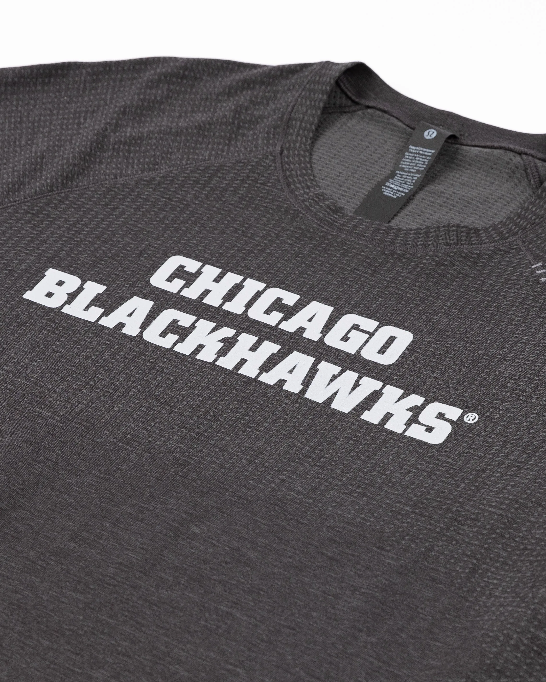 lululemon Chicago Blackhawks Metal Vent Tech Wordmark Short Sleeve Lululemon Clothing