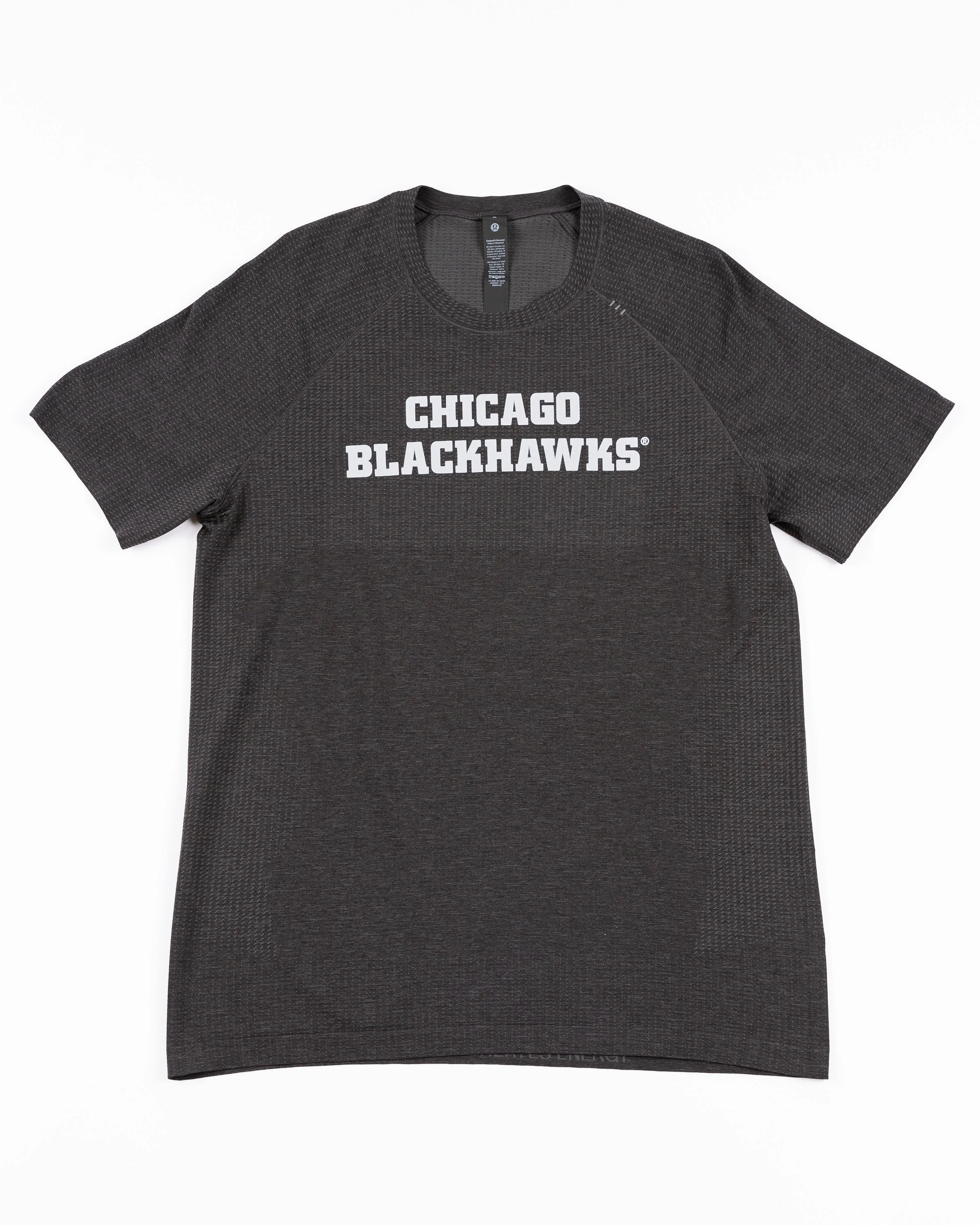 lululemon Chicago Blackhawks Metal Vent Tech Wordmark Short Sleeve Lululemon Clothing