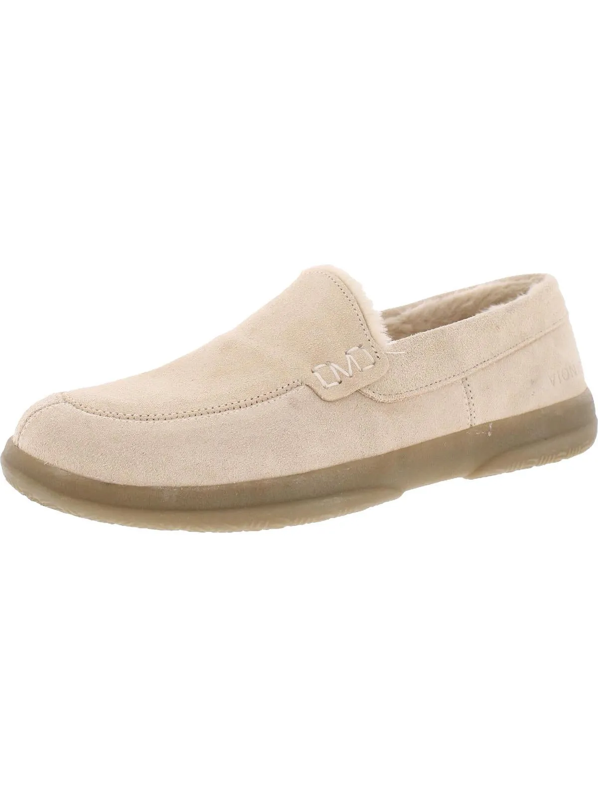 Lynez Womens Faux Fur Lined Loafer Slippers