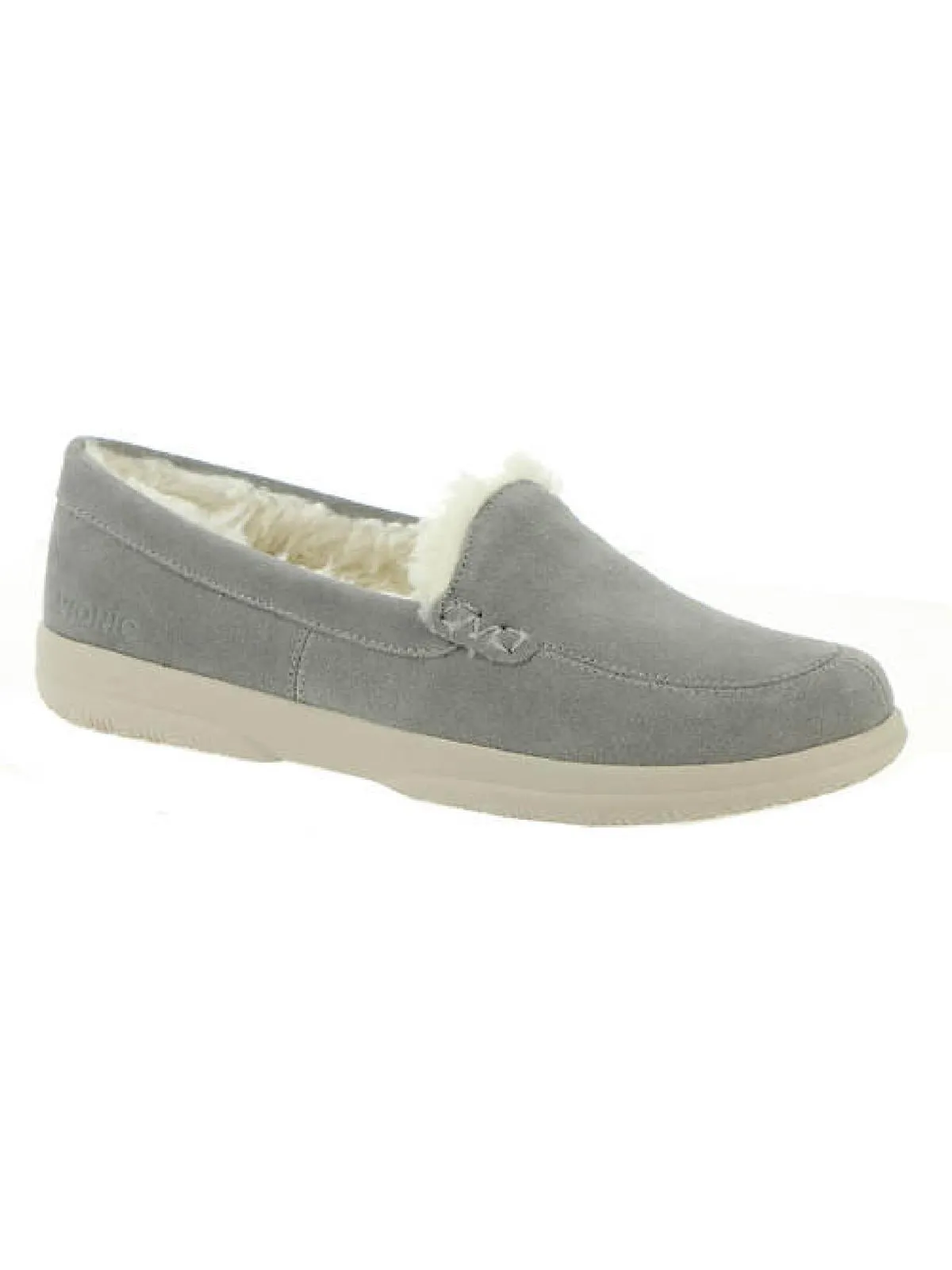 Lynez Womens Faux Fur Lined Loafer Slippers