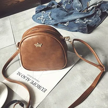 Mara's Dream 2019 Fashion Women Handbag Messenger Bags PU Leather Shoulder Bag Lady Crossbody Mini Bag Female Crown Evening Bags Fashion Nova Bags