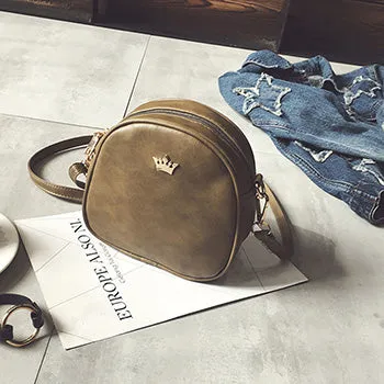 Mara's Dream 2019 Fashion Women Handbag Messenger Bags PU Leather Shoulder Bag Lady Crossbody Mini Bag Female Crown Evening Bags Fashion Nova Bags
