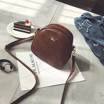 Mara's Dream 2019 Fashion Women Handbag Messenger Bags PU Leather Shoulder Bag Lady Crossbody Mini Bag Female Crown Evening Bags Fashion Nova Bags