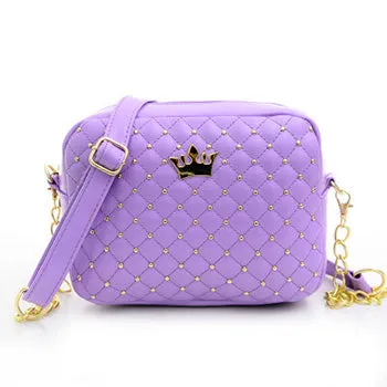 Mara's Dream Small Women Bag Fashion Handbag With Crown Mini Rivet Shoulder Bag Women Messenger Bag 2019 Hot Sale Fashion Nova Bags