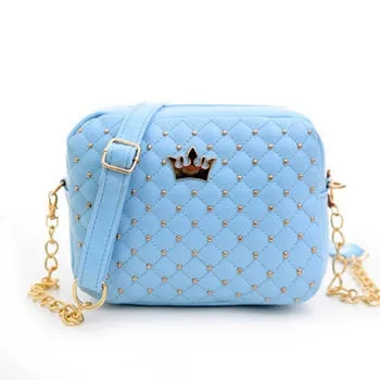 Mara's Dream Small Women Bag Fashion Handbag With Crown Mini Rivet Shoulder Bag Women Messenger Bag 2019 Hot Sale Fashion Nova Bags