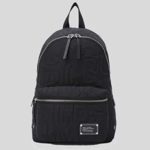 Marc Jacobs Bags MARC JACOBS Nylon Jumbled Logo Backpack Black 4S4HBP001H02
