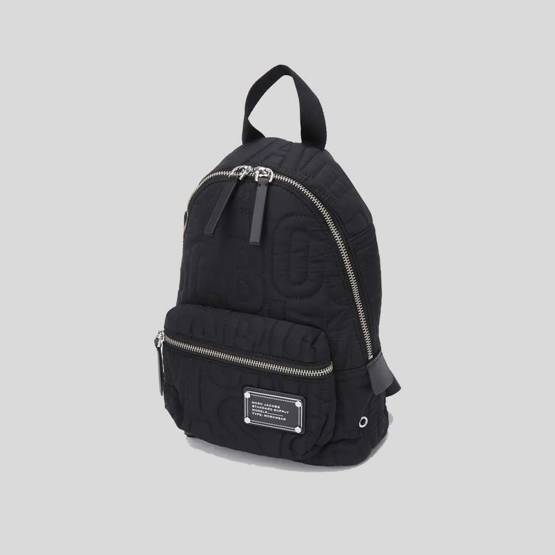 Marc Jacobs Bags MARC JACOBS Nylon Jumbled Logo Small Backpack Black 4S4HBP002H02